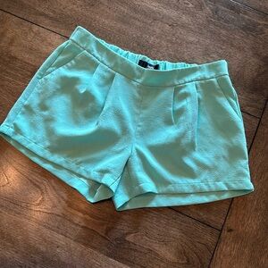 Teal shorts